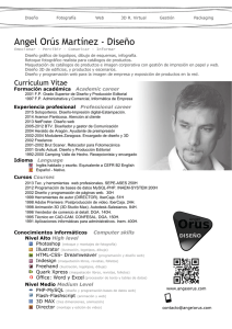 Currículum PDF - Angel Orús – Diseño