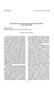 Primer informe de un coral acropórido para el Pacífico Oriental