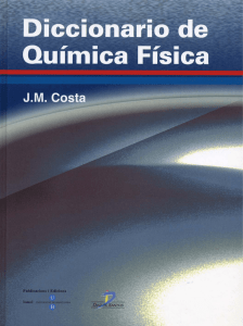 JM Costa Diccionario de Química Física
