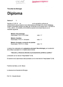 Diploma - Goethe
