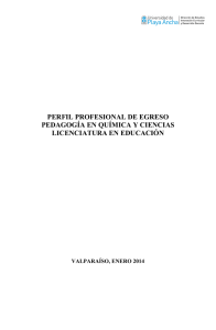 informe perfil quimica - Universidad de Playa Ancha