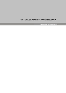 sistema de administración remota