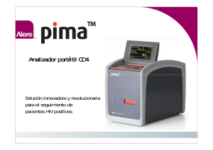 Material explicativo para Distribuidores_Analizador CD4 PIMA
