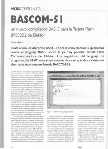 Page 1 BASCOM-S l un nuevo compilador BASIC para la Tarjeta