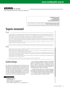 Sepsis neonatal - edigraphic.com