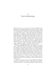 Seneca drammaturgo - Dipartimento di Filologia Classica e