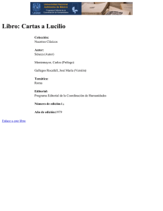 Libro: Cartas a Lucilio - Programa Editorial de la Coordinación de