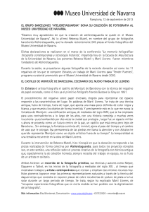 dossier de prensa ar - Universidad de Navarra