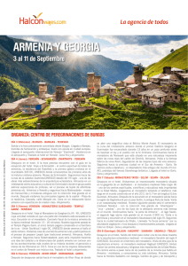 armenia y georgia - Halcón Peregrinaciones