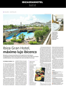 Ibiza Gran Hotel, máximo lujo ibicenco
