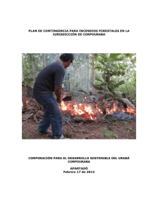 Contingency Plan for Forest Fire - SSPDD