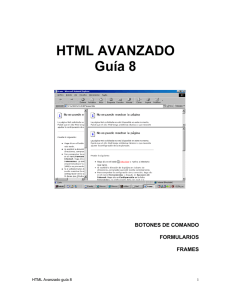 HTML AVANZADO Guía 8