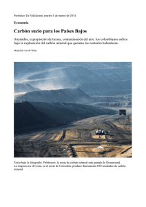 Carbón sucio para los Países Bajos