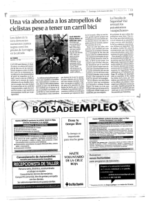 Page 1 ciclistas pese a tener un carril bici LOS clubes de la Zona