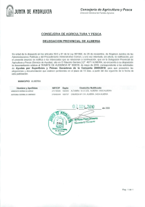 m Consejería de Agricultura y Pesca H" D H Dirección Genaro! de