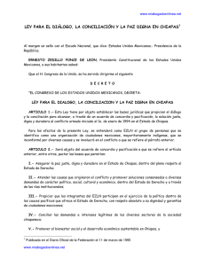 ley para el diálogo, la conciliación y la paz digna en chiapas1