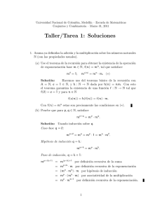 Taller/Tarea 1: Soluciones