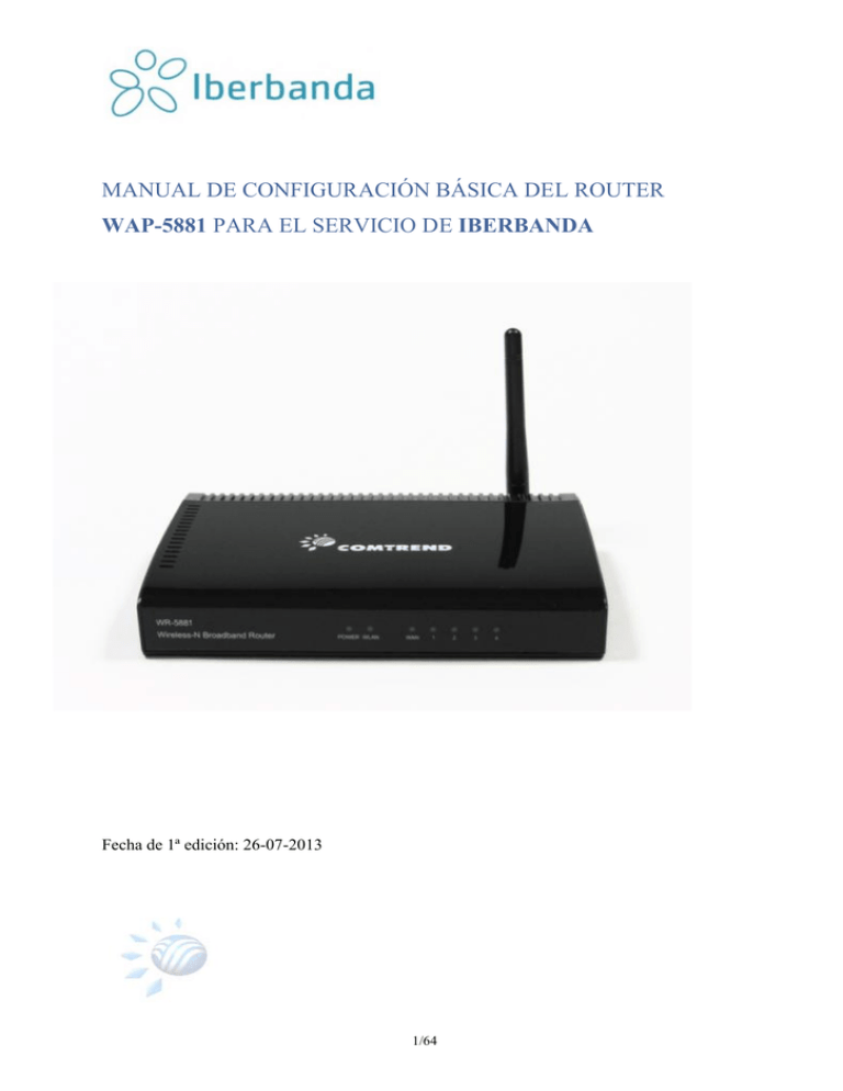 Manual De Configuración Básica Del Router WAP-5881