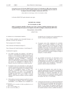 La Decisión 2006/972/CE queda redactada como sigue: DECISIÓN