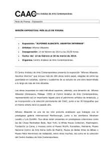 Nota de Prensa - Junta de Andalucía