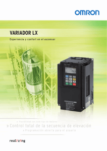 variador lx - Omron Europe