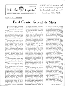 En el Cuartel General de Mola - Diputació de Girona — Servei de