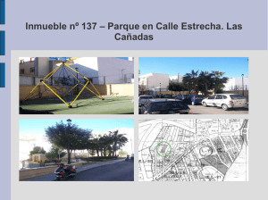 Inmueble n 137 Parque en Calle Estrecha. Las Cañadas