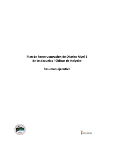 Plan de Reestructuración de Distrito Nivel 5 de las Escuelas
