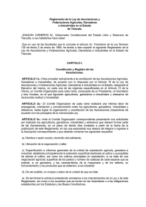 Reglamento de la Ley de Asociaciones y Federaciones Agrícolas