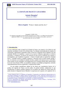 La España de Franco y los Judíos