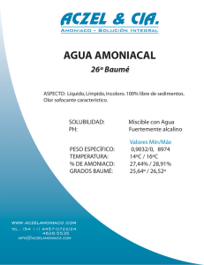 AGUA AMONIACAL - Aczel Amoniaco