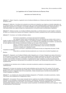 La Legislatura de la Ciudad Autónoma de Buenos Aires sanciona