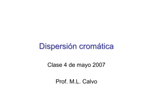 Dispersión cromática