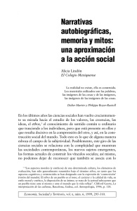 Narrativas autobiográficas, memoria y mitos: una aproximación a la