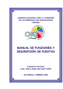 manual de funciones y descripción de puestos