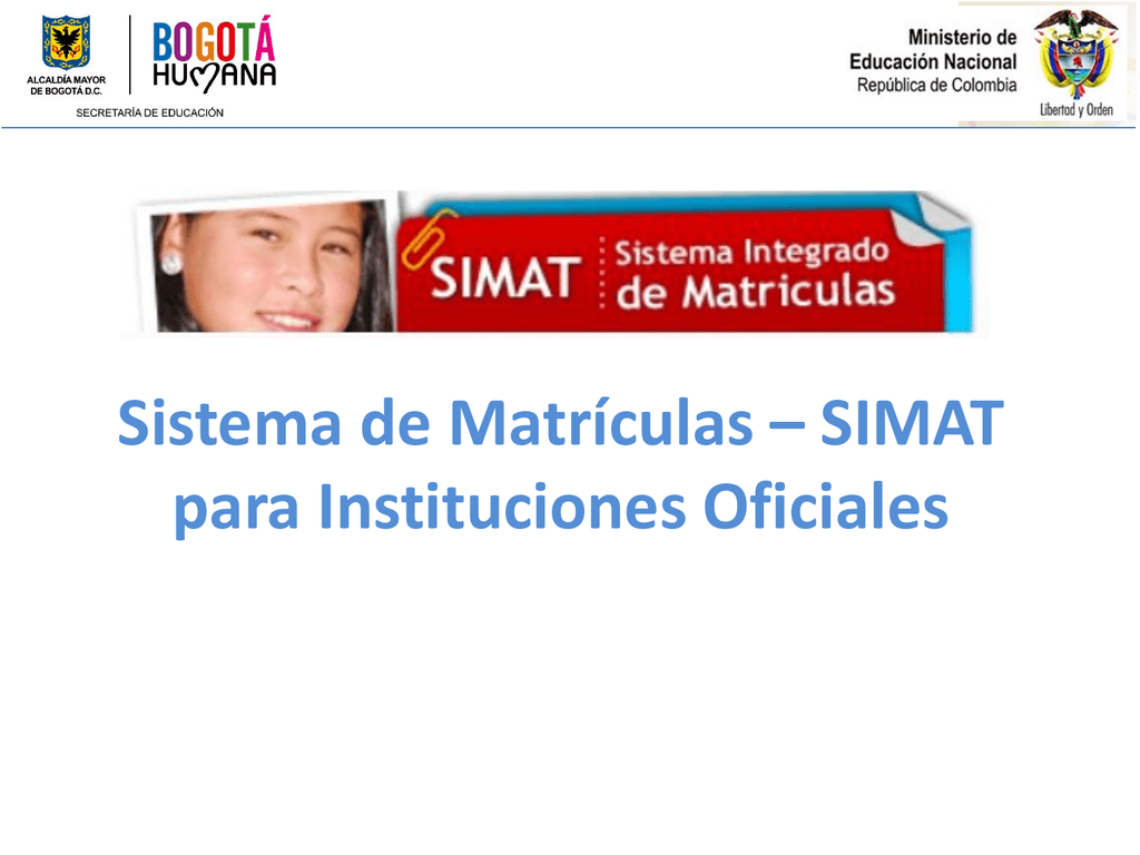 Certificado SIMAT en Colombia