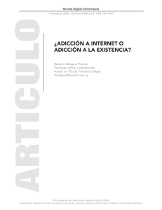 ¿adicción a internet o adicción a la existencia?