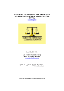 Manual Usuario Final TRA - Tribunal Registral Administrativo
