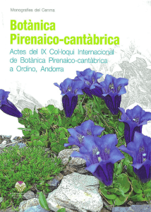 Botànica Pirenaico-cantàbrica. Actes del IX Col.loque