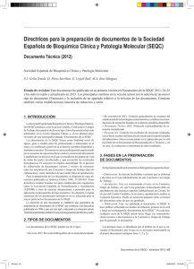 Directrices para la preparación de documentos de la SEQC