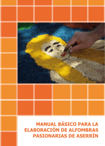manual básico para la elaboración de alfombras pasionarias