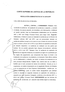 Page 1 CORTESUPREMA DE JUSTICIA DE LA REPÚBLICA