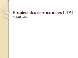 Propiedades estructurales -TP1