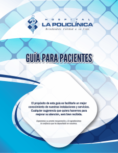 guía para pacientes - Hospital La Policlinica