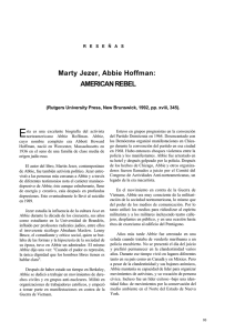 Marty Jezer, Abbie Hoffman: AMERICAN REBEL