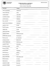 Vocales Correctores Tribunal Unico Septiembre 2016