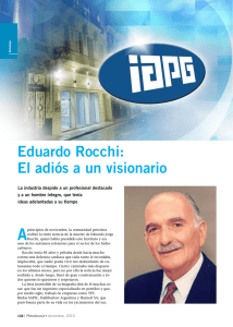 Eduardo Rocchi: El adiós a un visionario