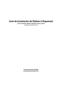 Guía de Instalación de Debian 6 (Squeeze)
