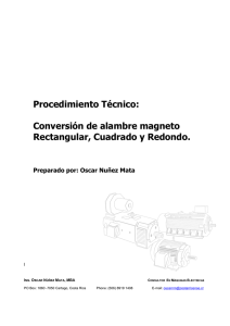 Procedimiento Técnico: Conversión de alambre