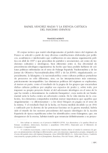 7. Rafael Sánchez Mazas y la esencia católica del fascismo español